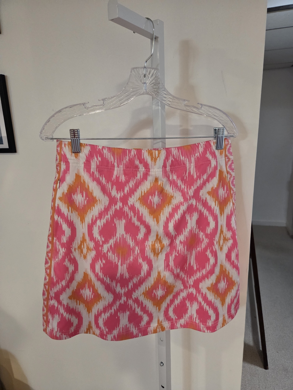 Gretchen Scott Designs Pink & Orange Ikat Skort